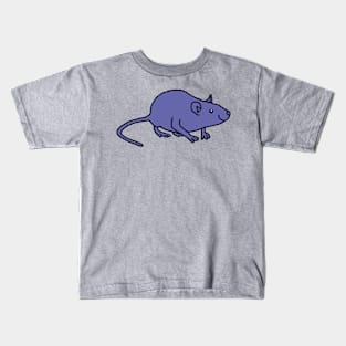 Very Peri Periwinkle Blue Rat Color of the Year 2022 Kids T-Shirt